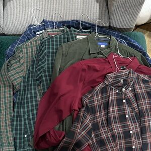 6 Mens’s long sleeve work shirts